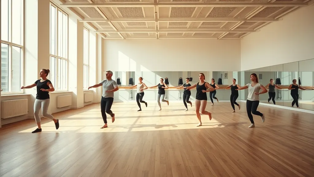 Un grup fent classe a la sala gran de l'escola